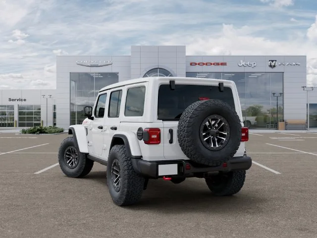 New 2027 Bright White Clear-Coat Paint Jeep Rubicon X image 3