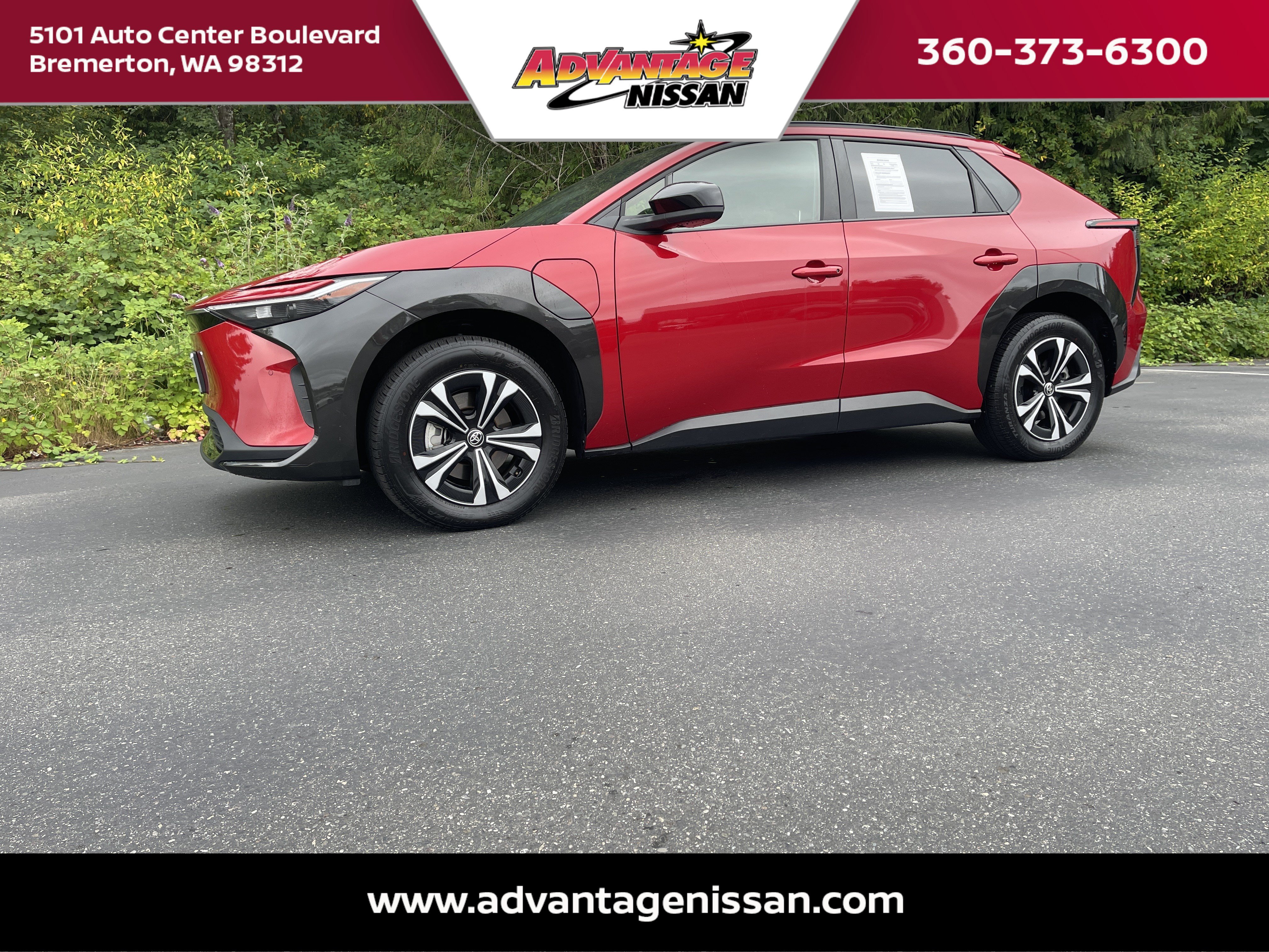 Used 2024 Supersonic Red Toyota XLE image 1