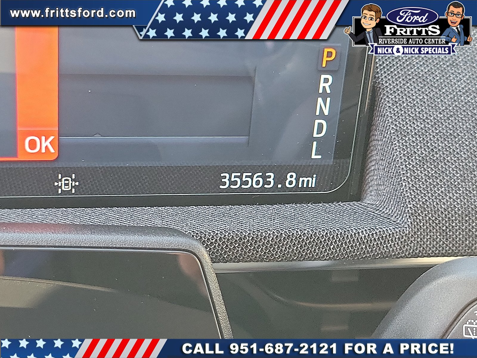 Certified Used 2023 Red Metallic Ford Premium image 2