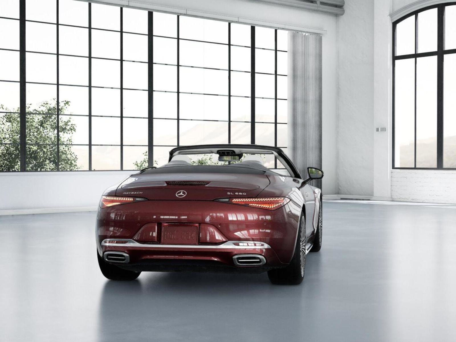 New 2026 MANUFAKTUR exclusive barolo red metallic Mercedes-Benz Maybach SL 680 Monogram Series image 24