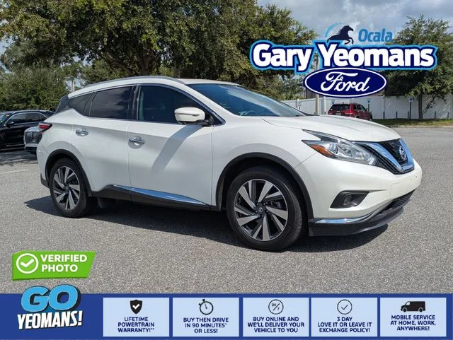 Certified Used 2017 White Nissan Platinum image 1