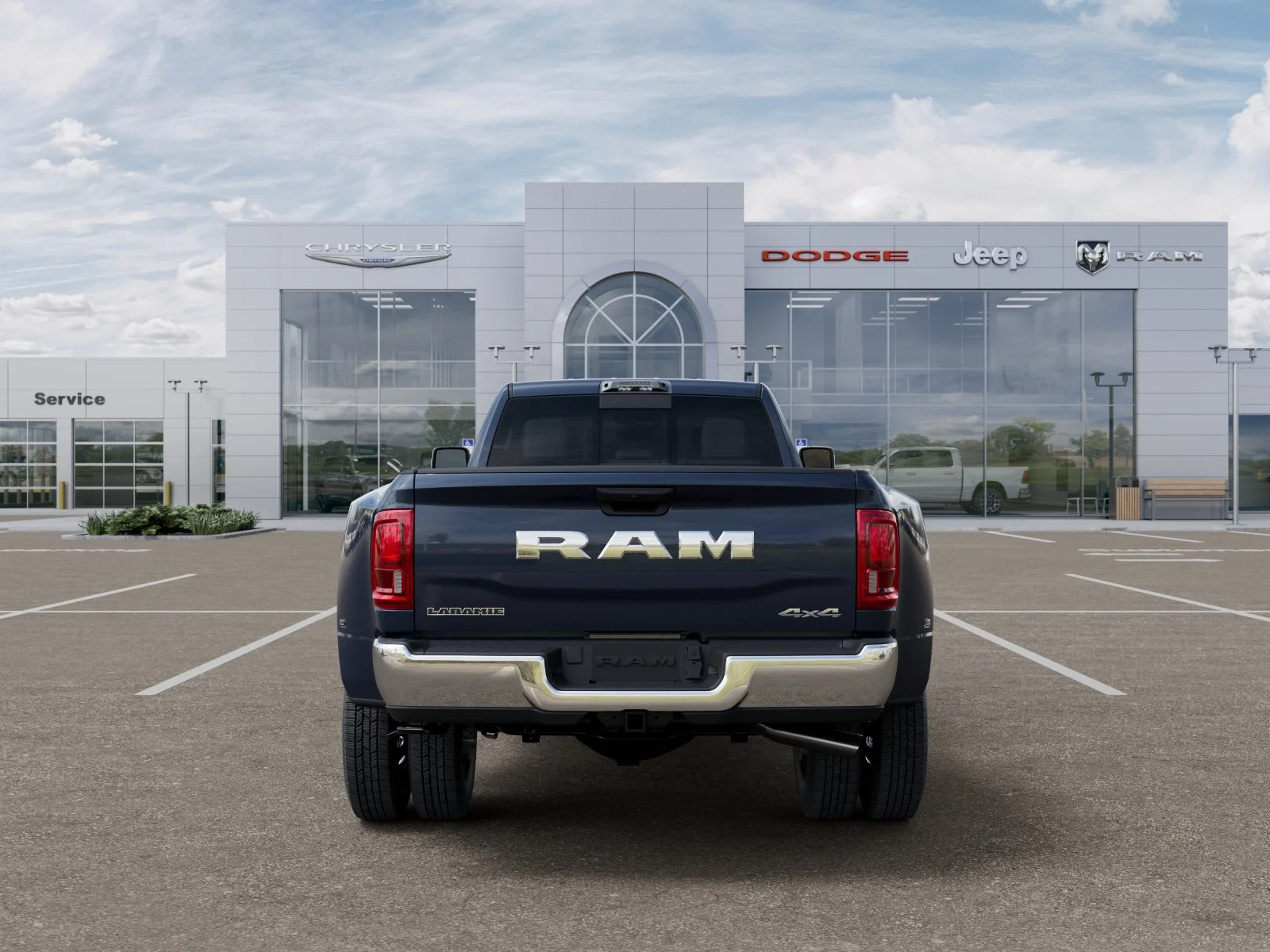 New 2026 Forged Blue Metallic Exterior Paint RAM Laramie image 17