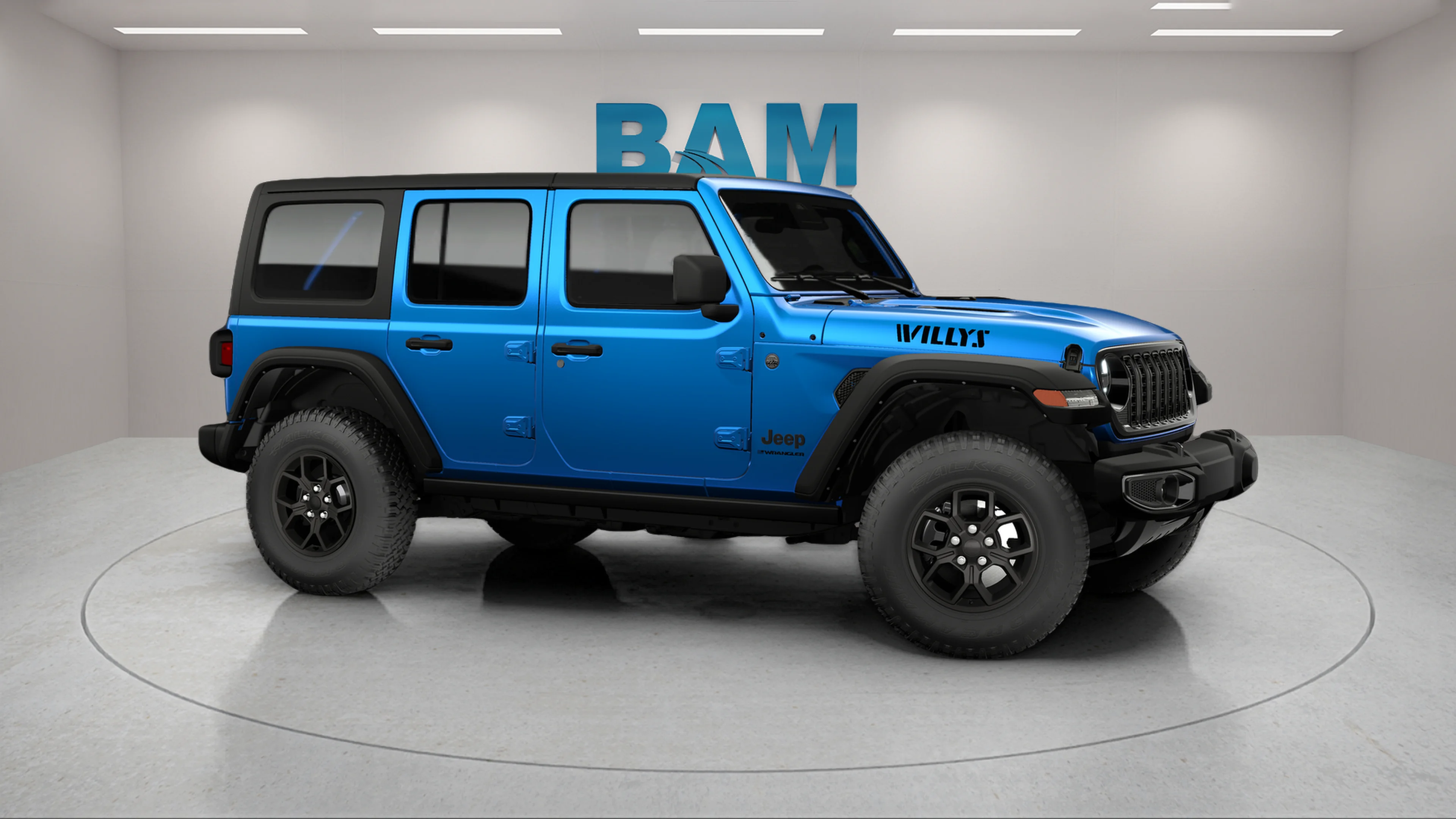 New 2026 Hydro Blue Pearlcoat Jeep Willys image 3