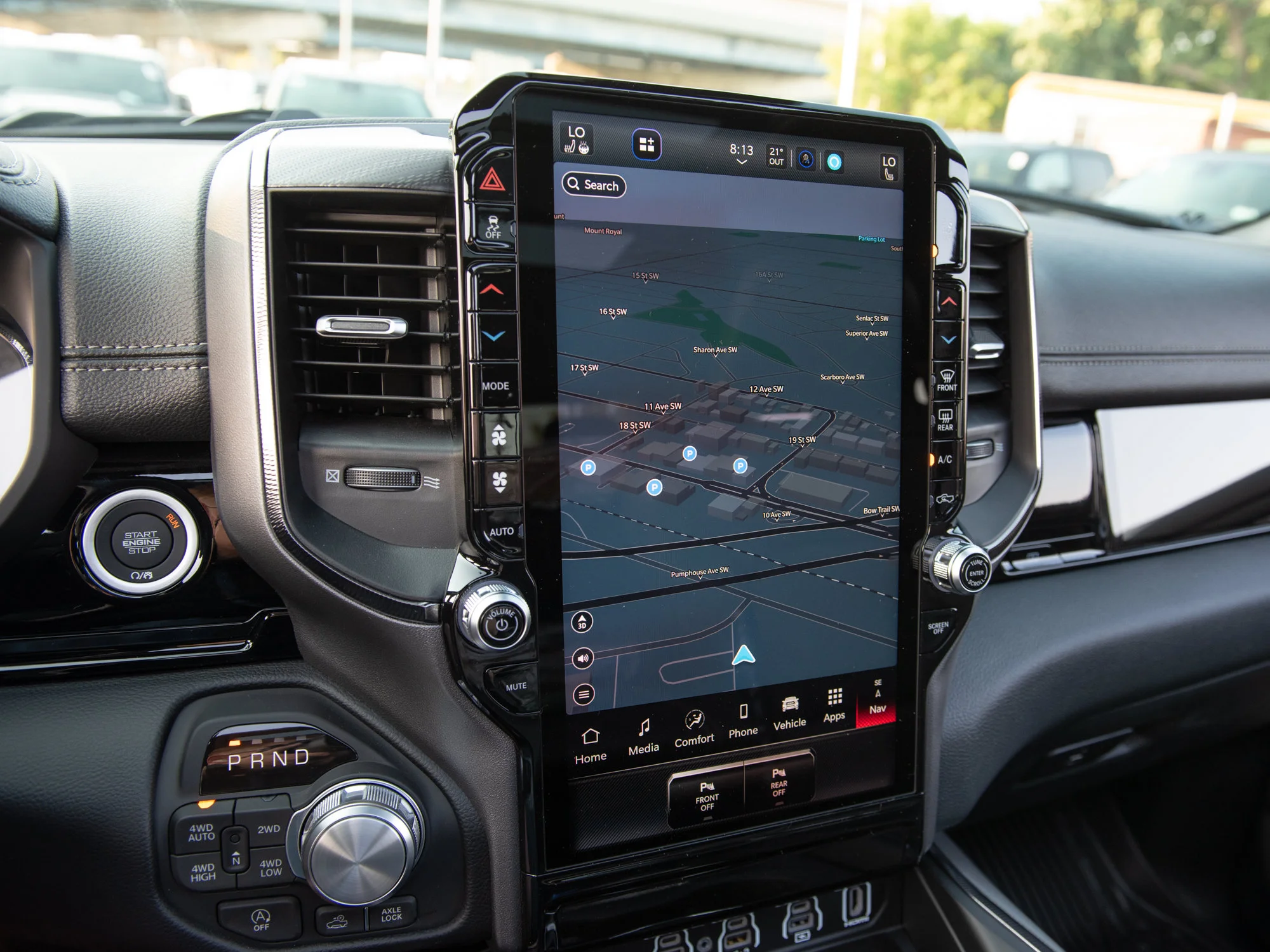 New 2026 Blue RAM Rebel* Crew Cab 4x4, Level 2 Equip Group, Panoramic Sunroof, 33 Inch A/T Tires image 22
