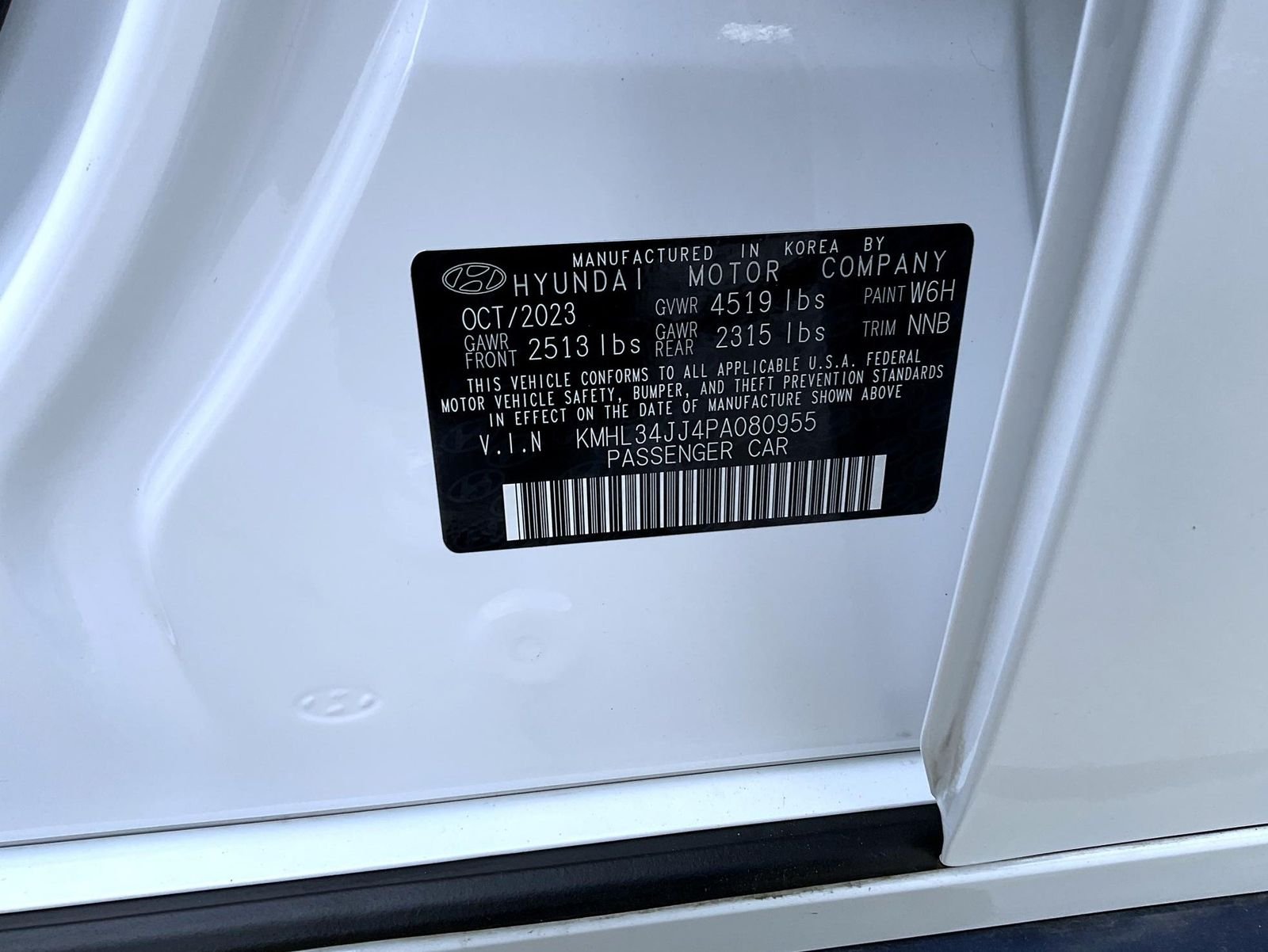 Certified Used 2023 White Hyundai SEL image 24