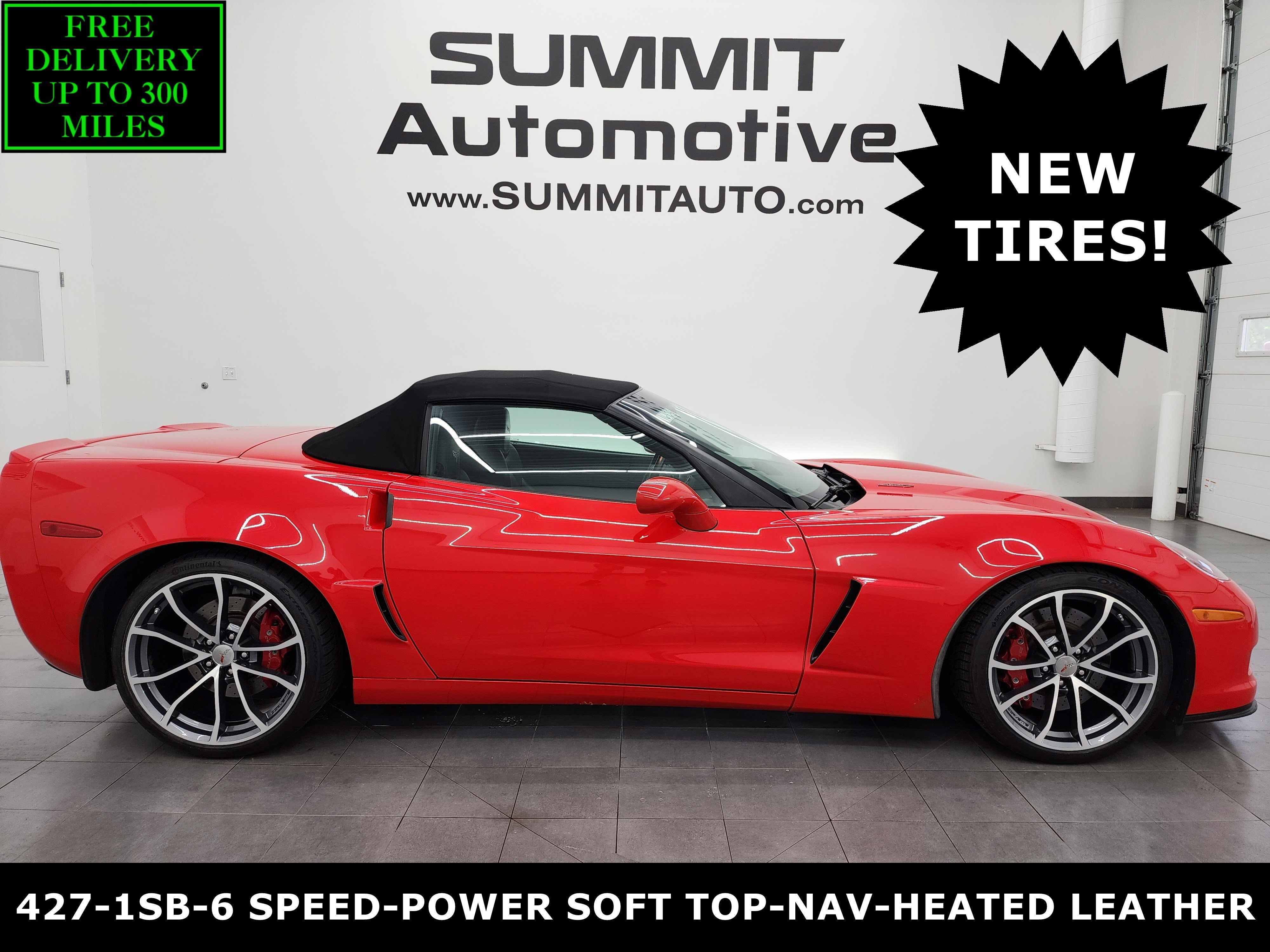 Used 2013 Torch Red Chevrolet 427 1SB: 427 1SB-6 SPEED STICK SHIFT-NAV-HEATED LEATHER-7.0L V8 image 1