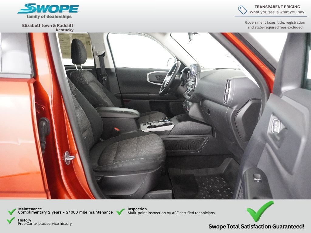 Used 2023 Hot Pepper Red Tinted Clearcoat Ford Big Bend image 10