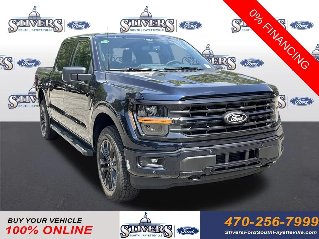New 2026 Antimatter Blue Metallic Ford XLT image 1
