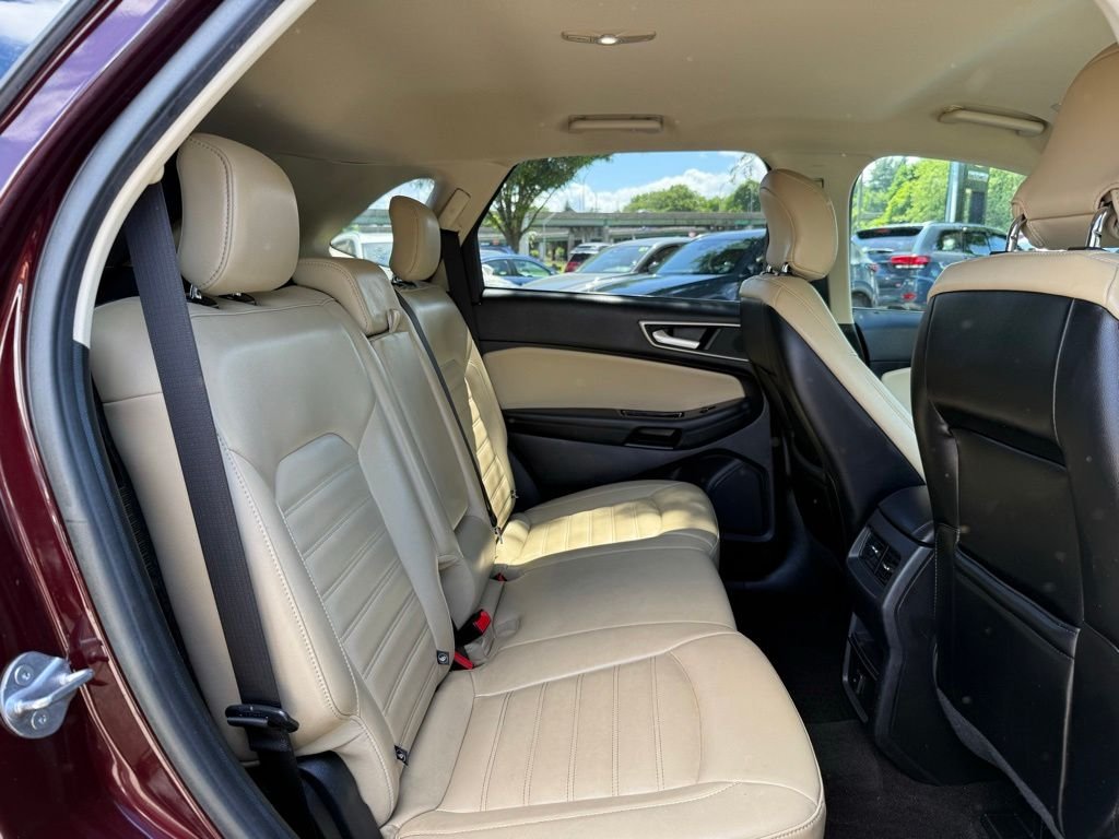 Used 2019 Burgundy Velvet Metallic Tinted Clearcoat Ford SEL image 26