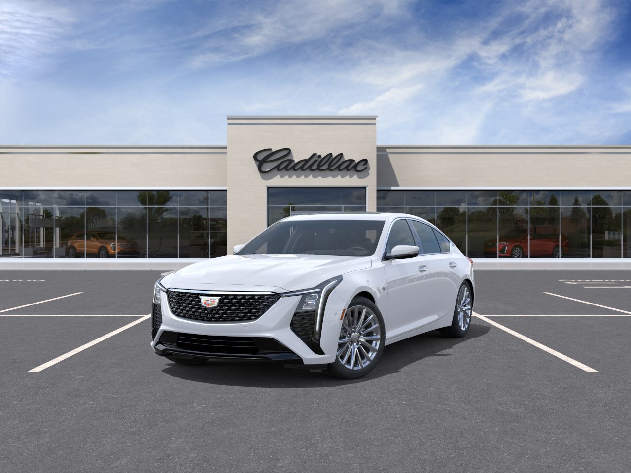 New 2026 Vibrant White Tricoat Cadillac Premium Luxury image 8