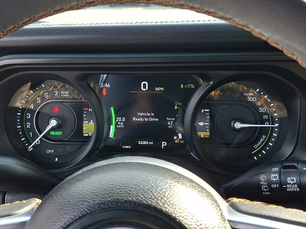 Used 2024 White Jeep Sahara 4xe image 26