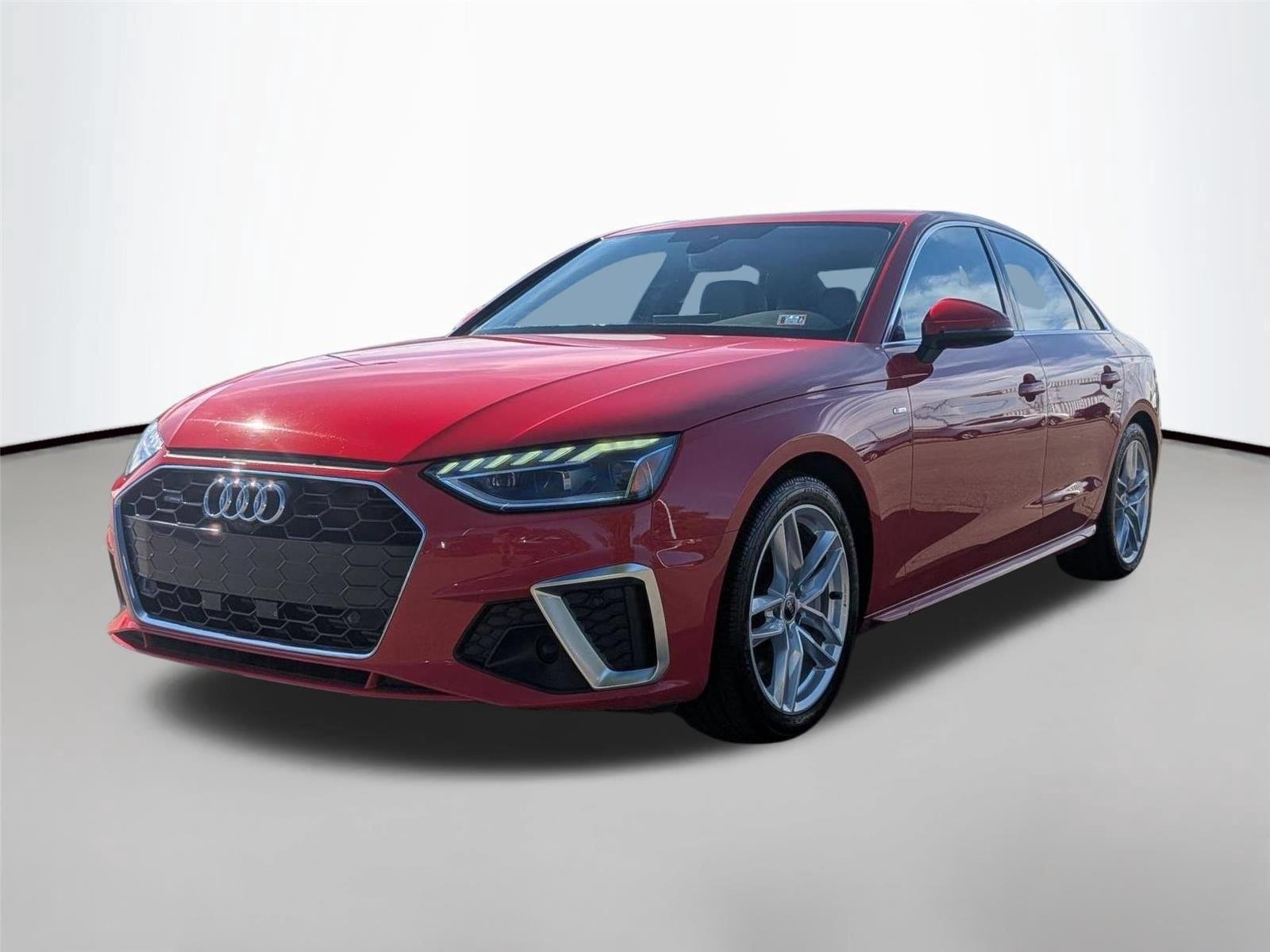 Used 2024 Progressive Red Metallic Audi S line Premium Plus image 1