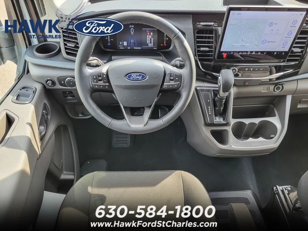 New 2026 Oxford White Ford Passenger Van XLT image 9