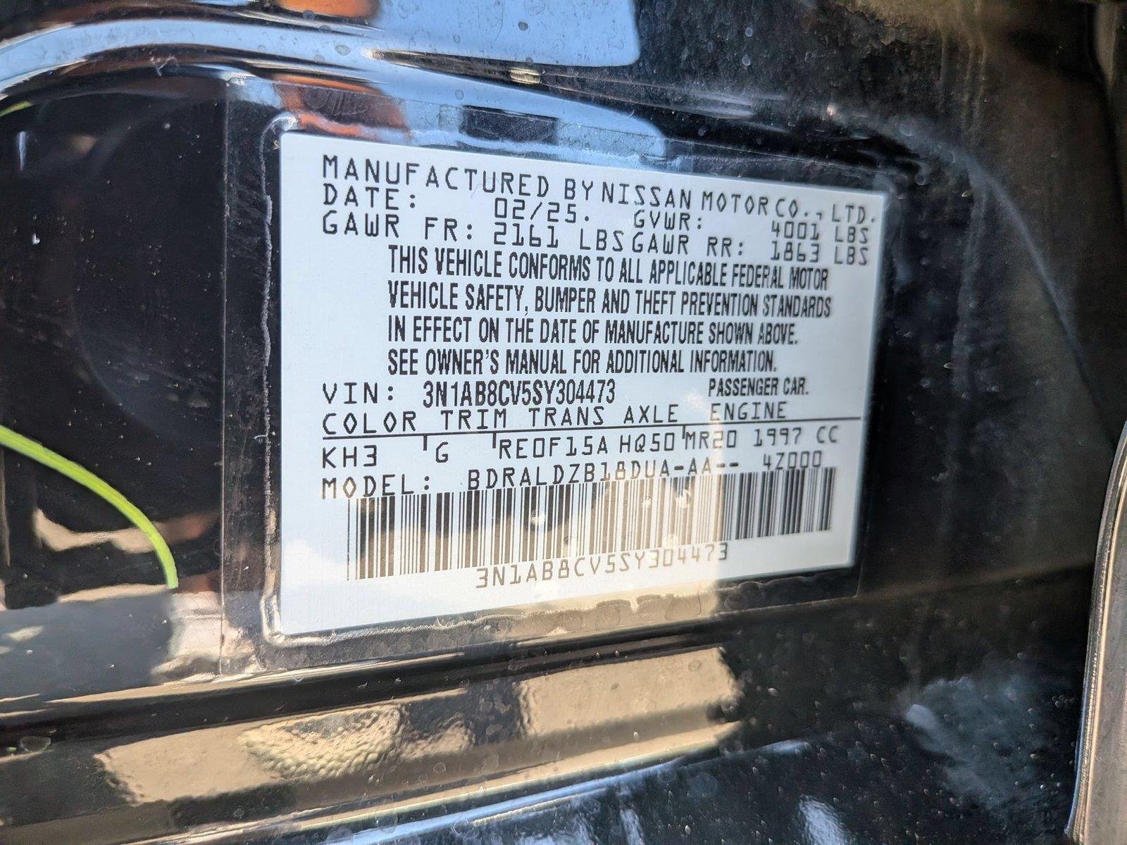 Certified Used 2025 Super Black Nissan SV image 37