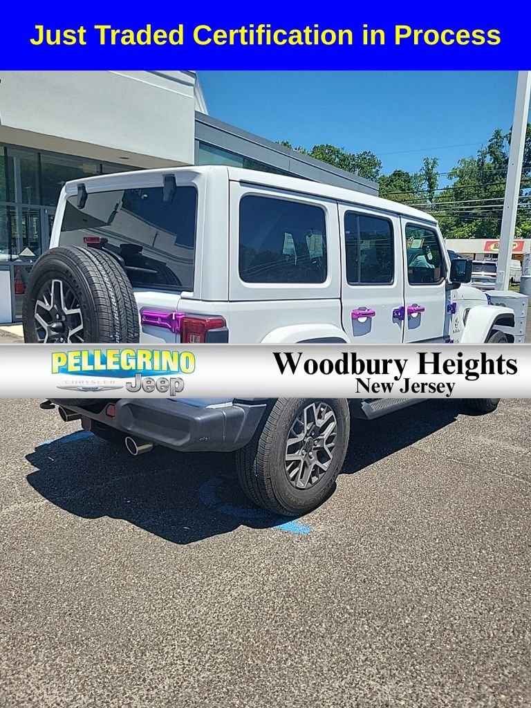 Certified Used 2024 White Jeep Sahara image 3
