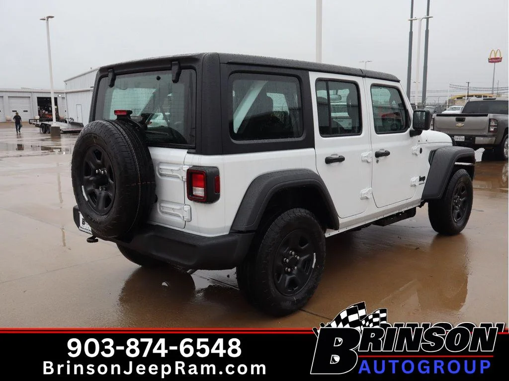 New 2026 Bright White Clearcoat Jeep Sport image 5