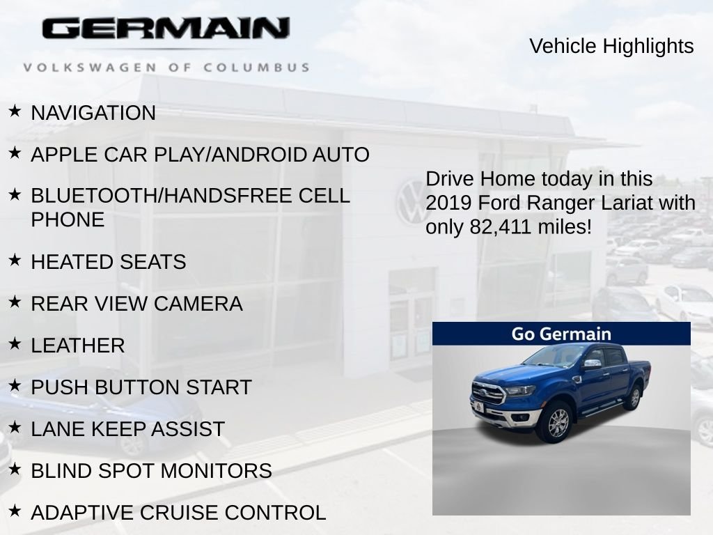 Used 2019 Blue Ford Lariat image 5