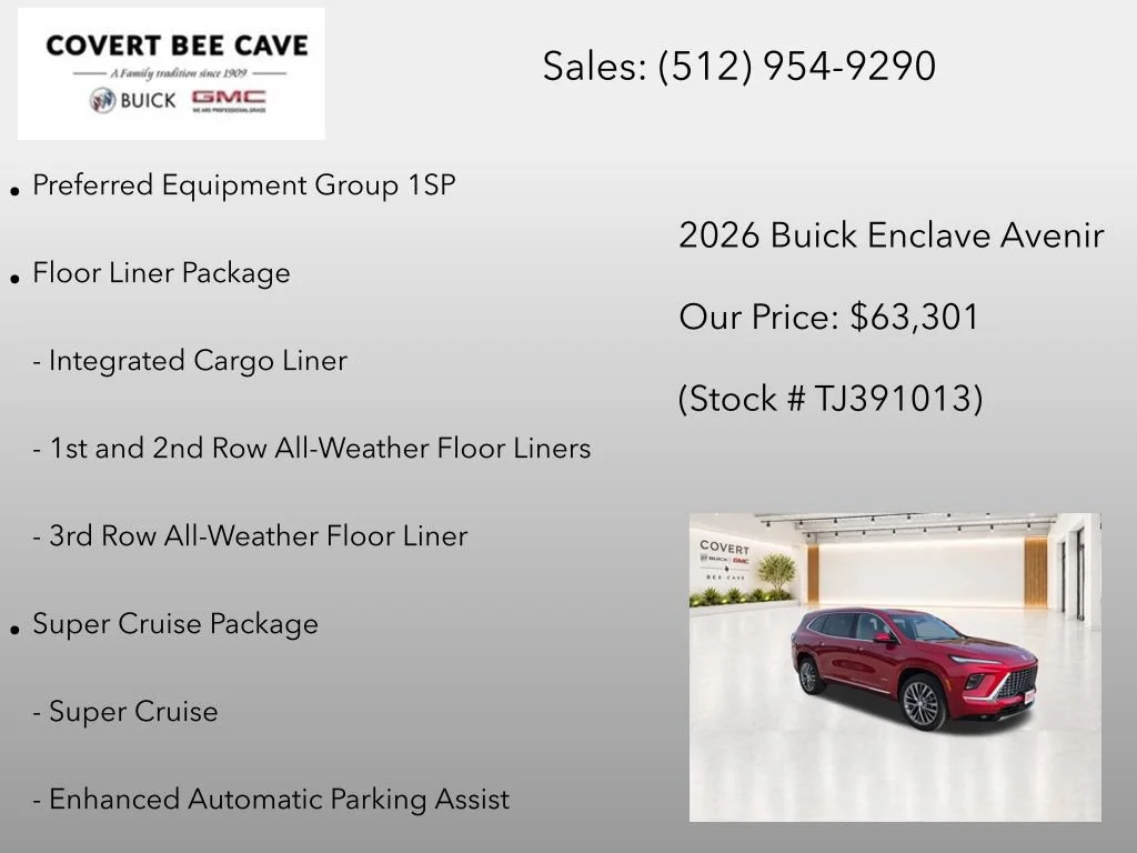 New 2026 Iridescent White Tricoat Buick Avenir image 7