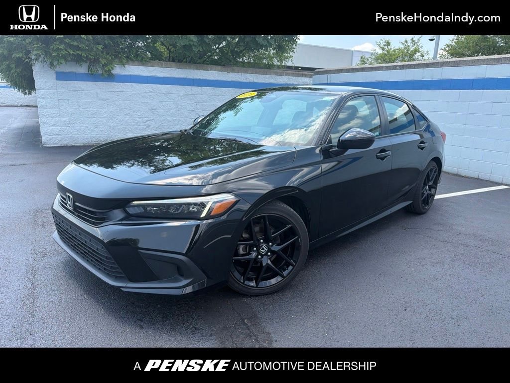 Certified Used 2024 Crystal Black Pearl Honda Sport image 1