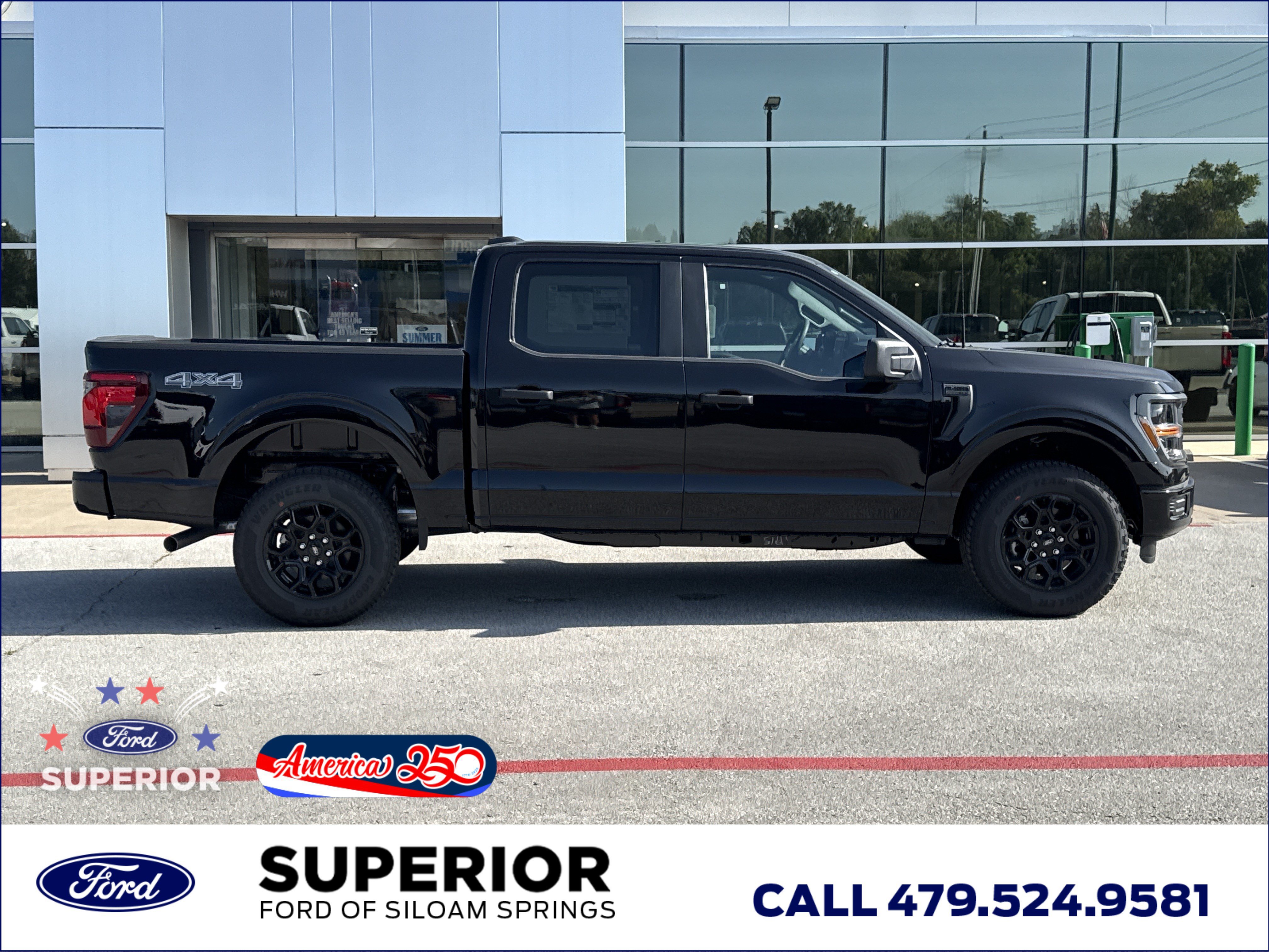 New 2026 Agate Black Metallic Ford STX 4WD image 2