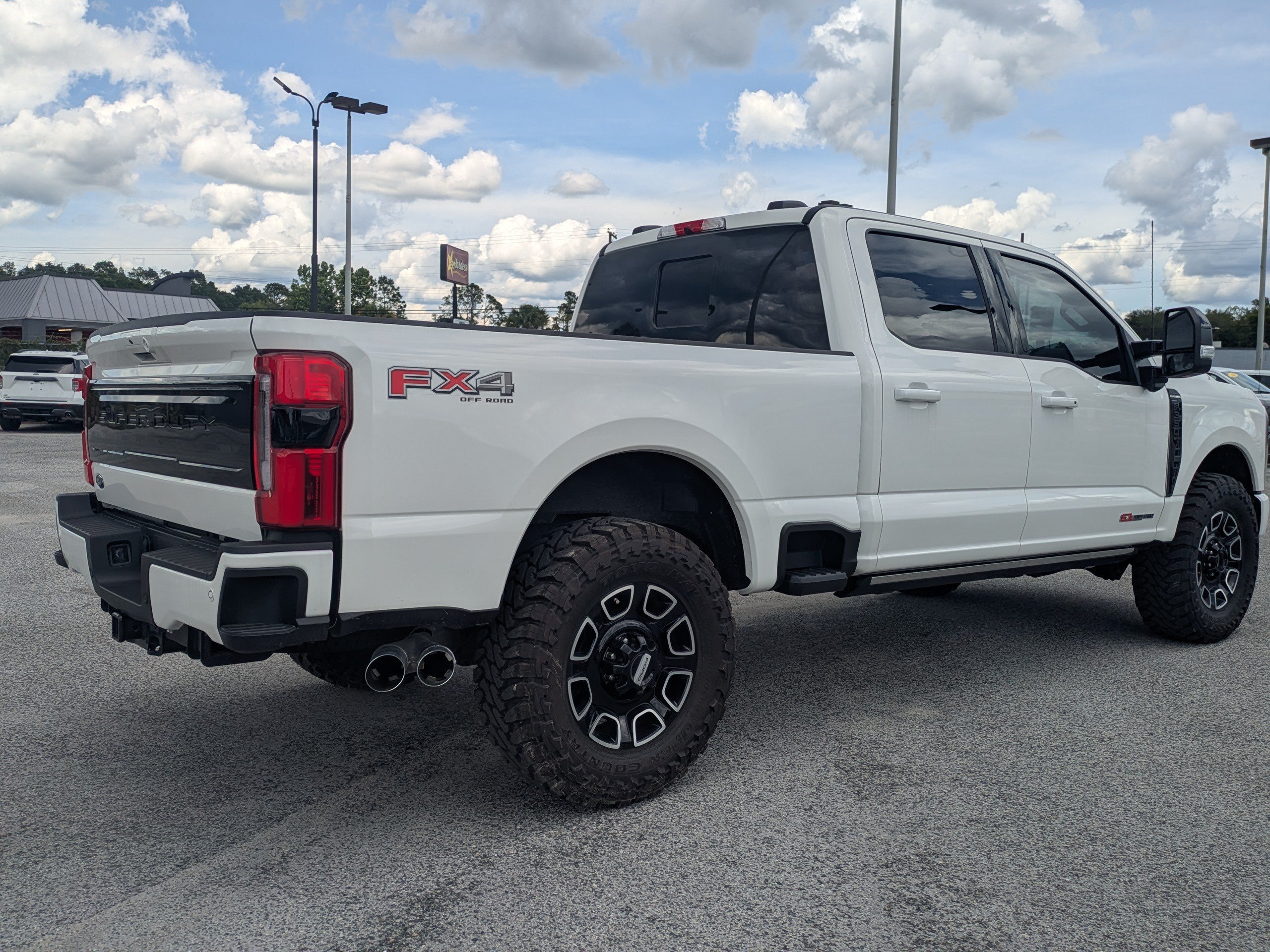 Used 2025 Star White Metallic Tri-Coat Ford Platinum image 4