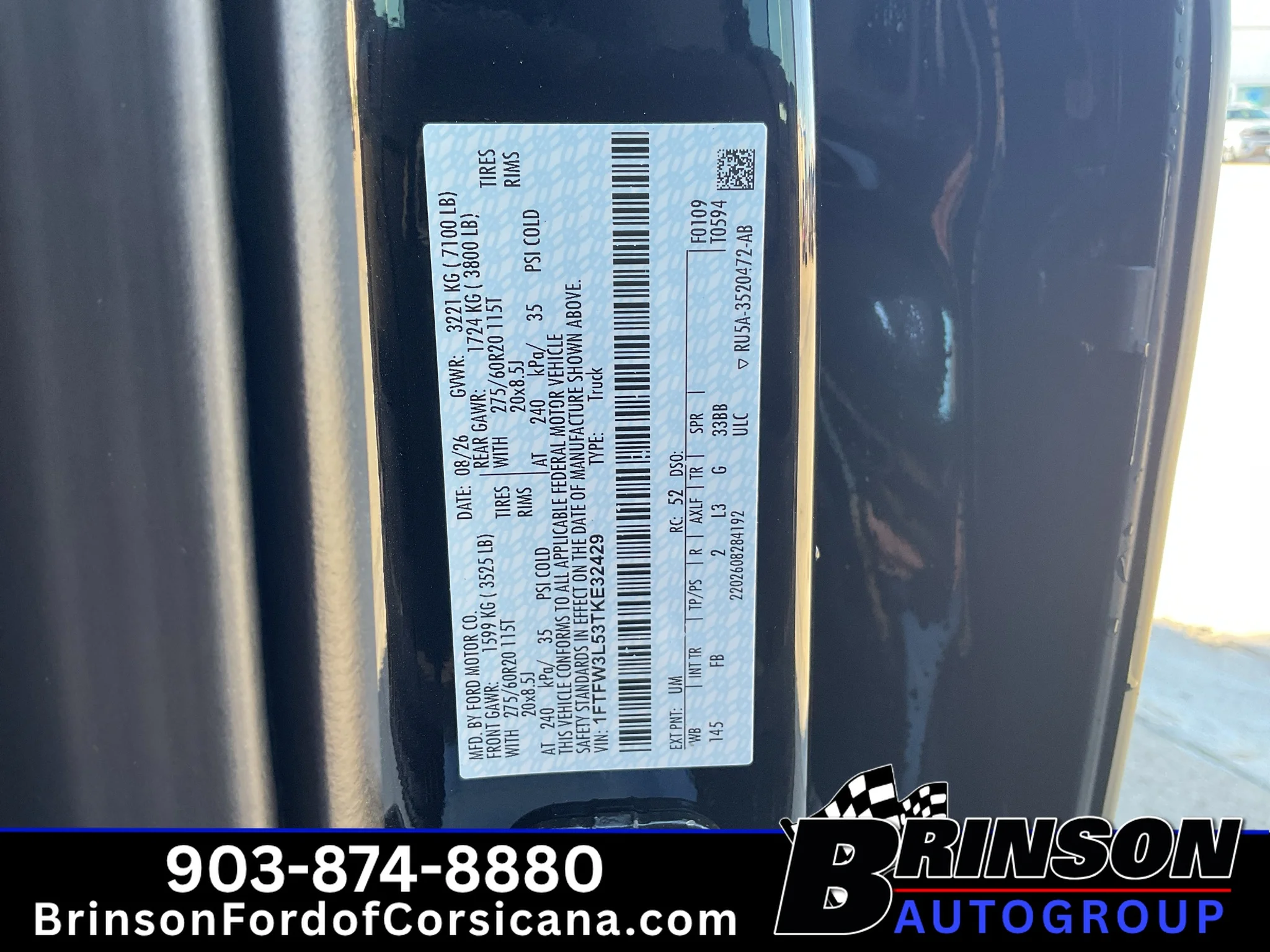 New 2026 Agate Black Metallic Ford XLT image 20