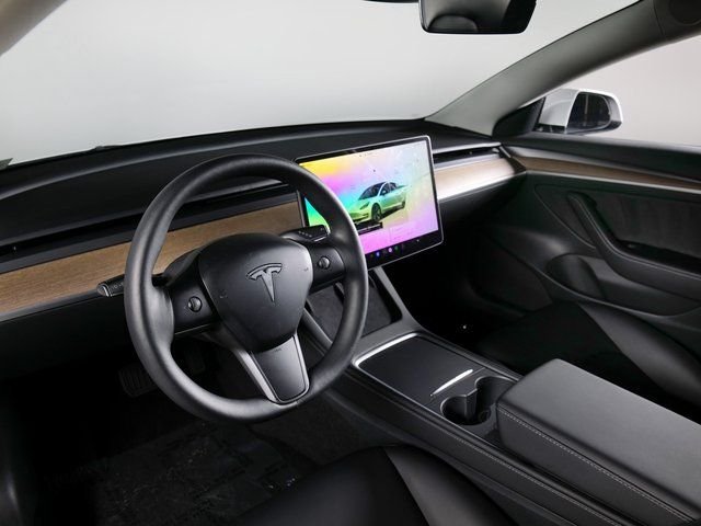 Used 2023 Pearl White Multi-Coat Tesla Base image 16