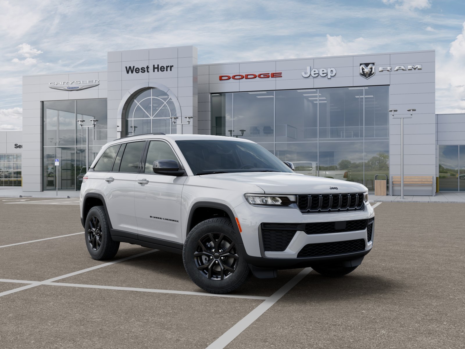 New 2026 Bright White Clear-Coat Exterior Paint Jeep Laredo Altitude image 18