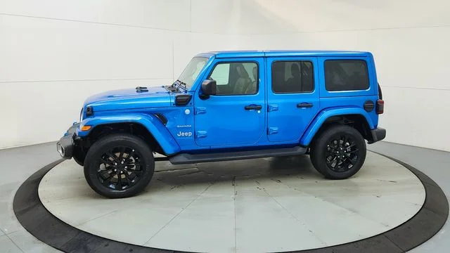 Used 2023 Blue Jeep Sahara 4xe image 5