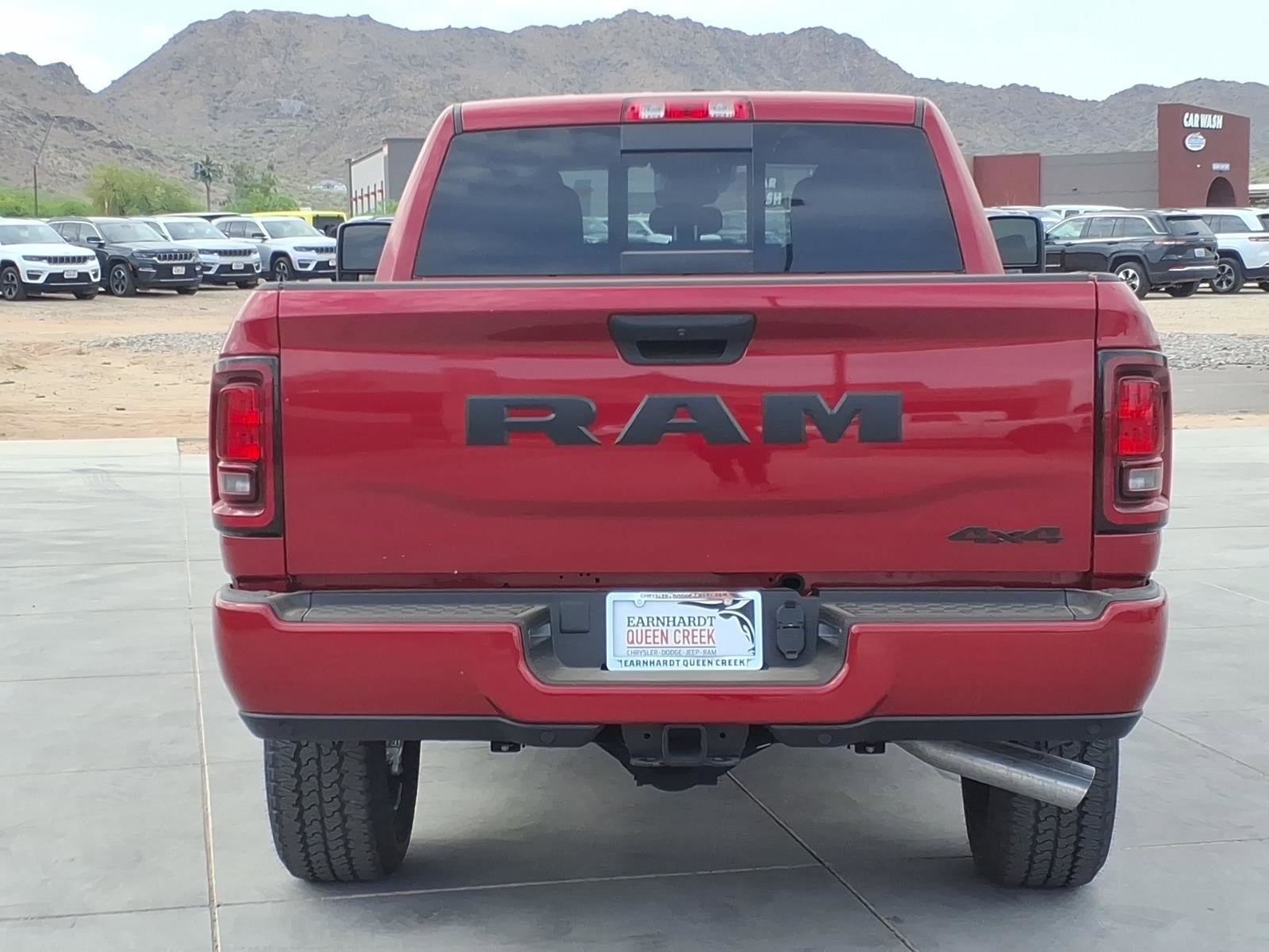 New 2026 Molten Red Pearl-Coat Exterior Paint RAM Black Express image 5