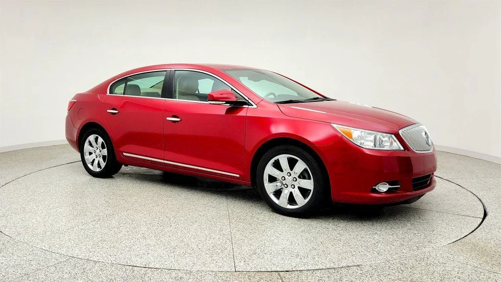 Used 2012 Crystal Red Tintcoat Buick 4dr Sedan Premium 1 FWD w/ 18