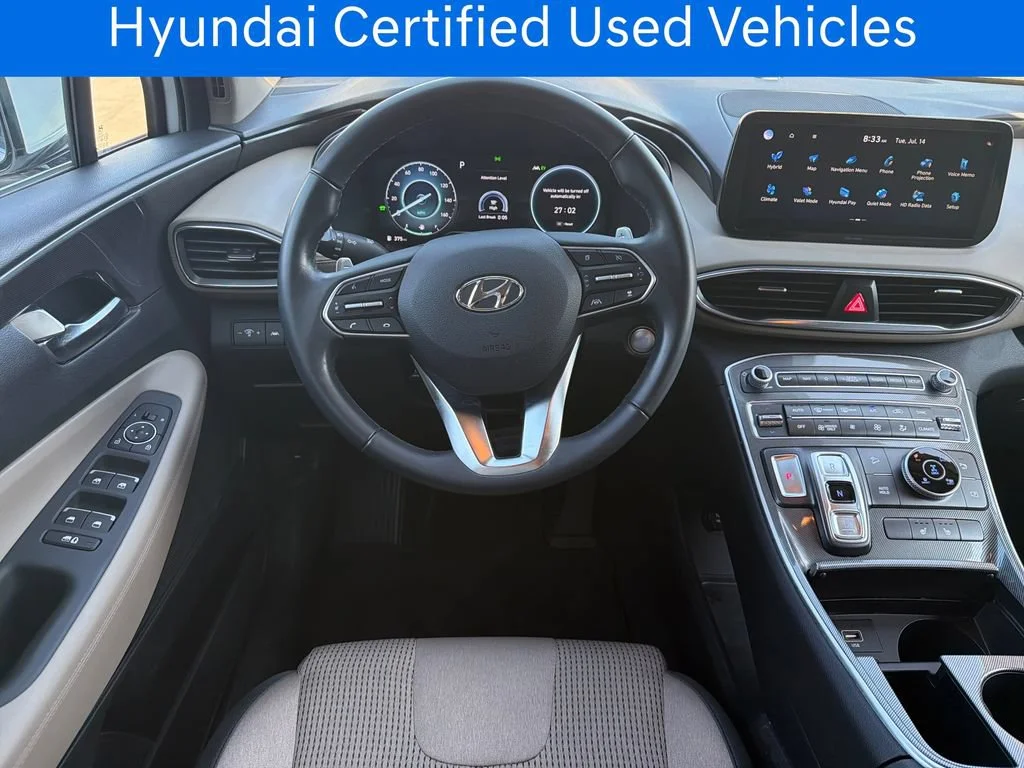 Certified Pre-Owned 2023 Hyundai Santa Fe Hybrid Blue