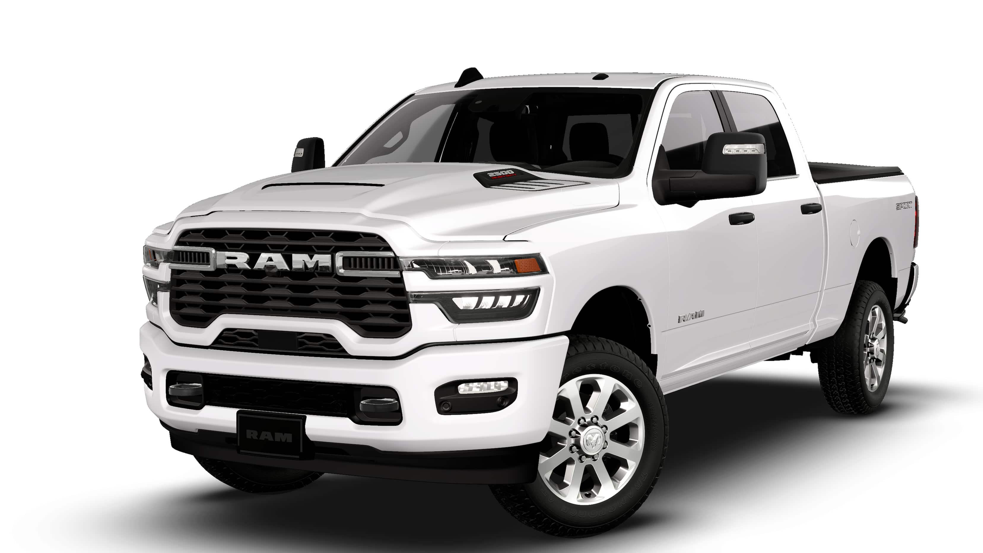 New 2026 Bright White Clear-Coat Exterior Paint RAM BIG HORN image 13