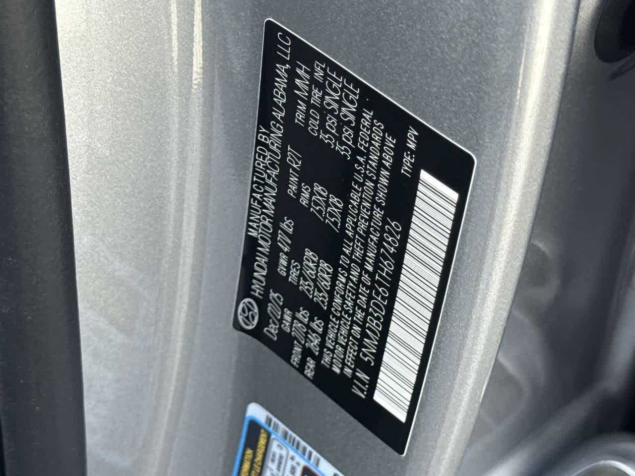 New 2026 Shimmering Silver Hyundai SEL FWD image 58