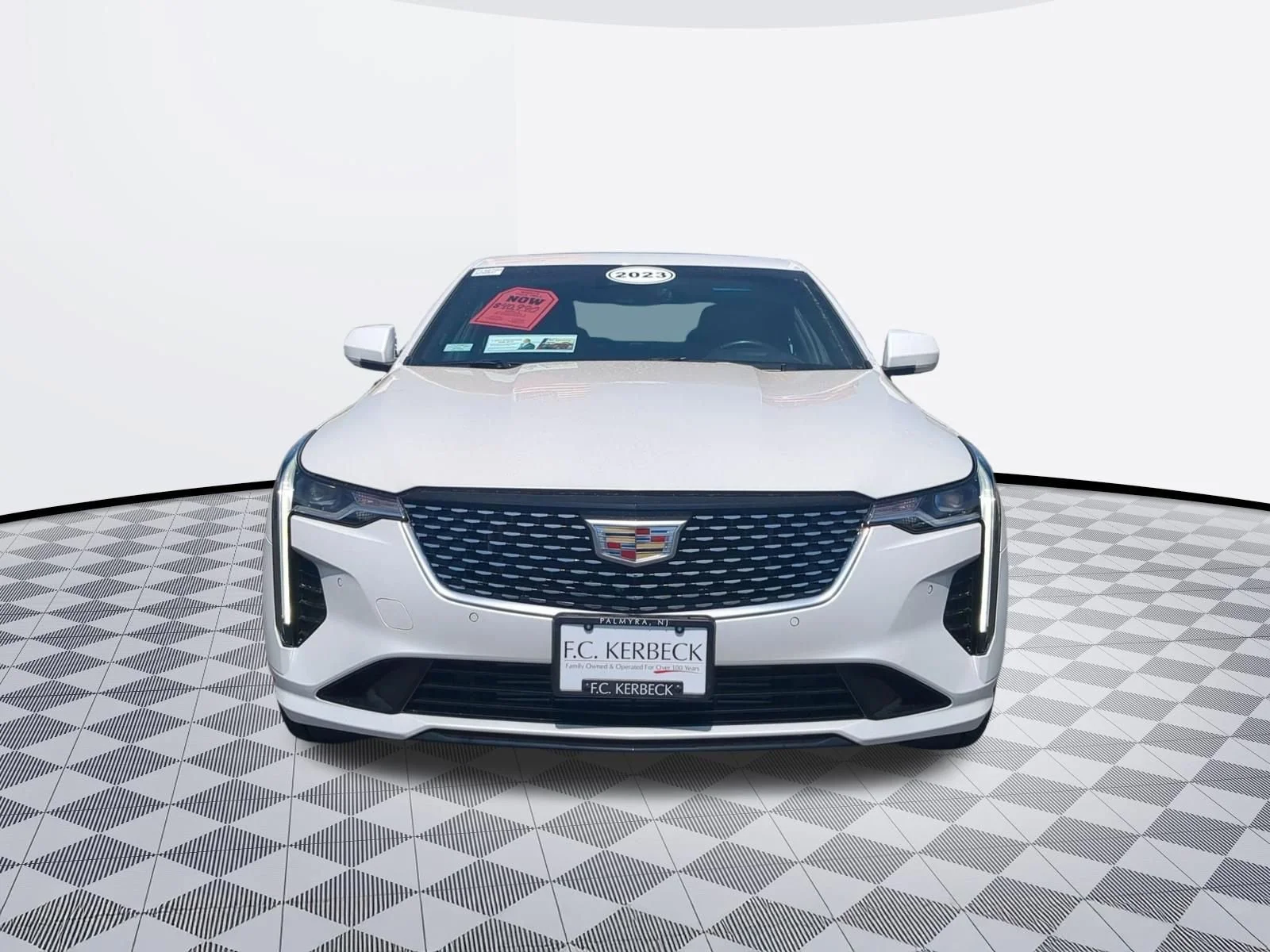 Used 2023 Crystal White Tricoat Cadillac Premium Luxury image 3