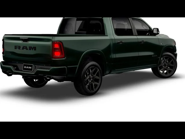 New 2026 Serrano-Green Metallic Exterior Paint RAM Laramie image 2