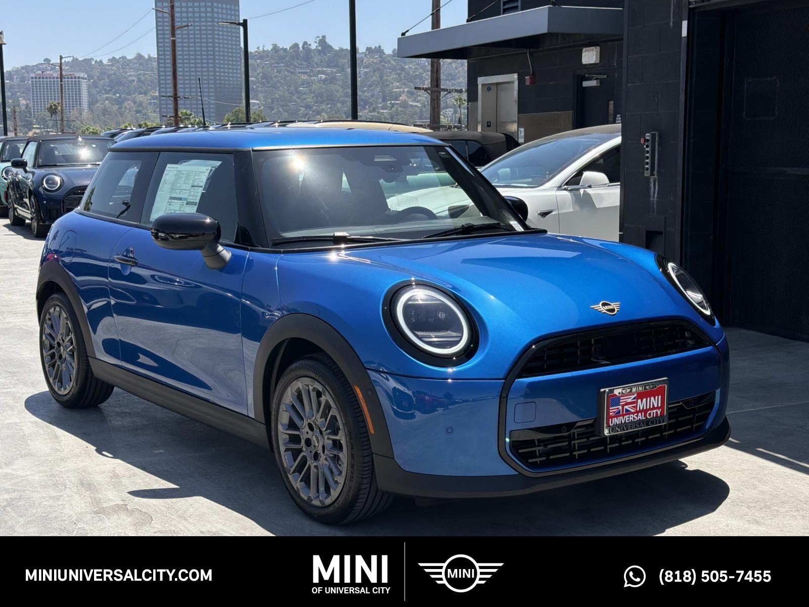 New 2026 0C6L Icy Sunshine Blue Metallic MINI Signature Plus image 1
