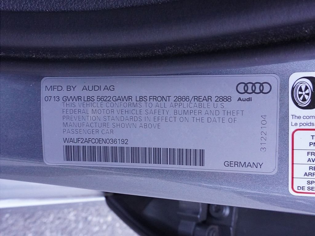 Used 2014 Gray Audi 4.0T Prestige image 60