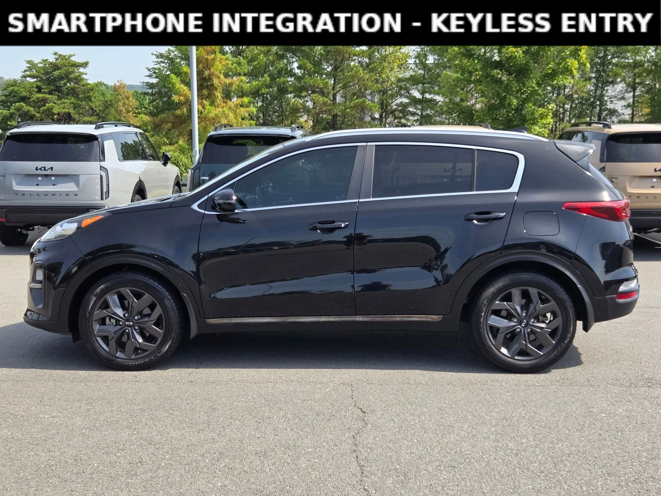Used 2021 Black Cherry Kia S image 4