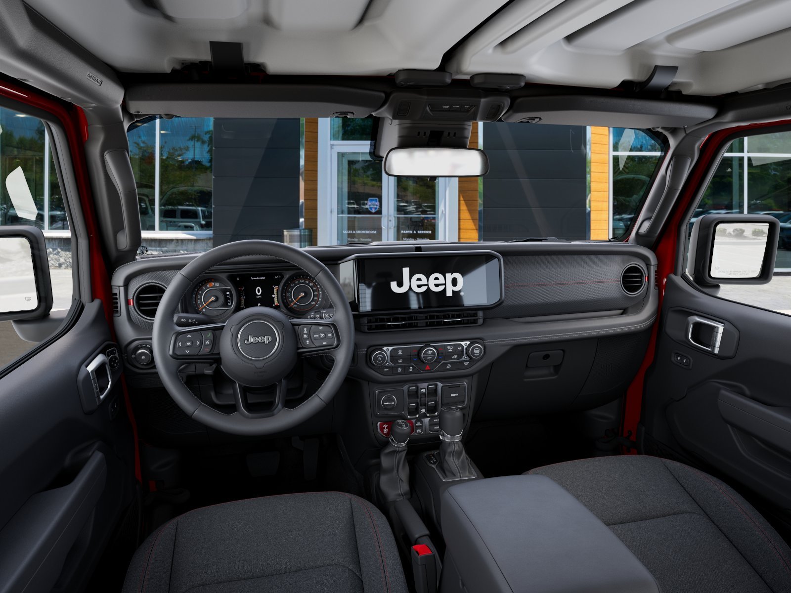 New 2026 Firecracker Red Clear-Coat Exterior Paint Jeep Rubicon image 40
