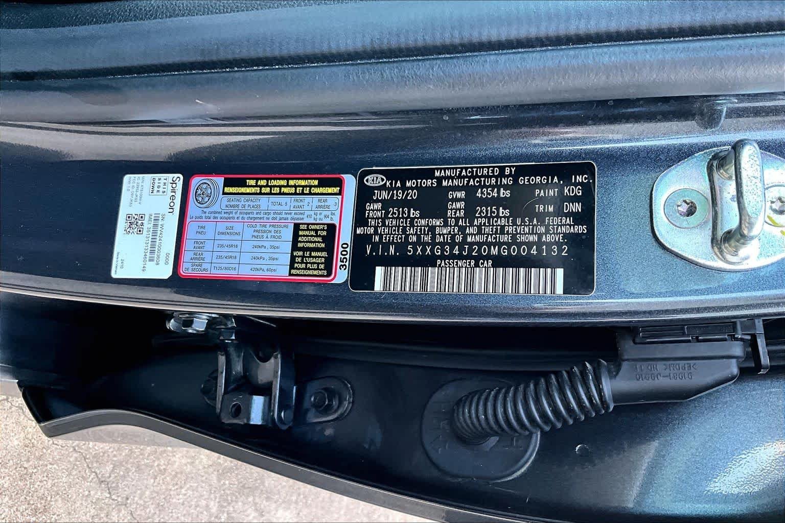 Used 2021 GRAY Kia EX image 35