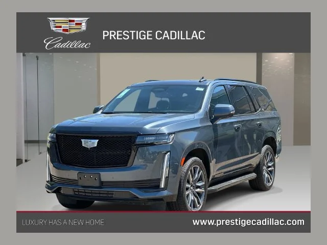 Used 2021 Gray Cadillac Sport image 1