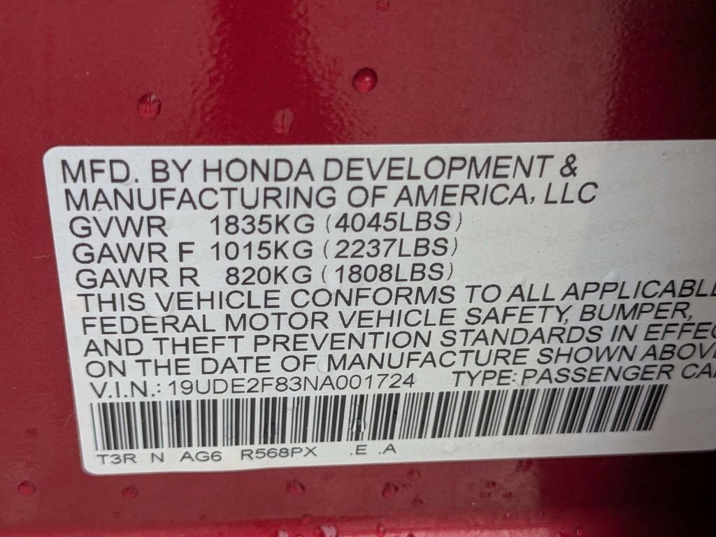 Used 2022 Red Acura Technology & A-Spec Packages image 18