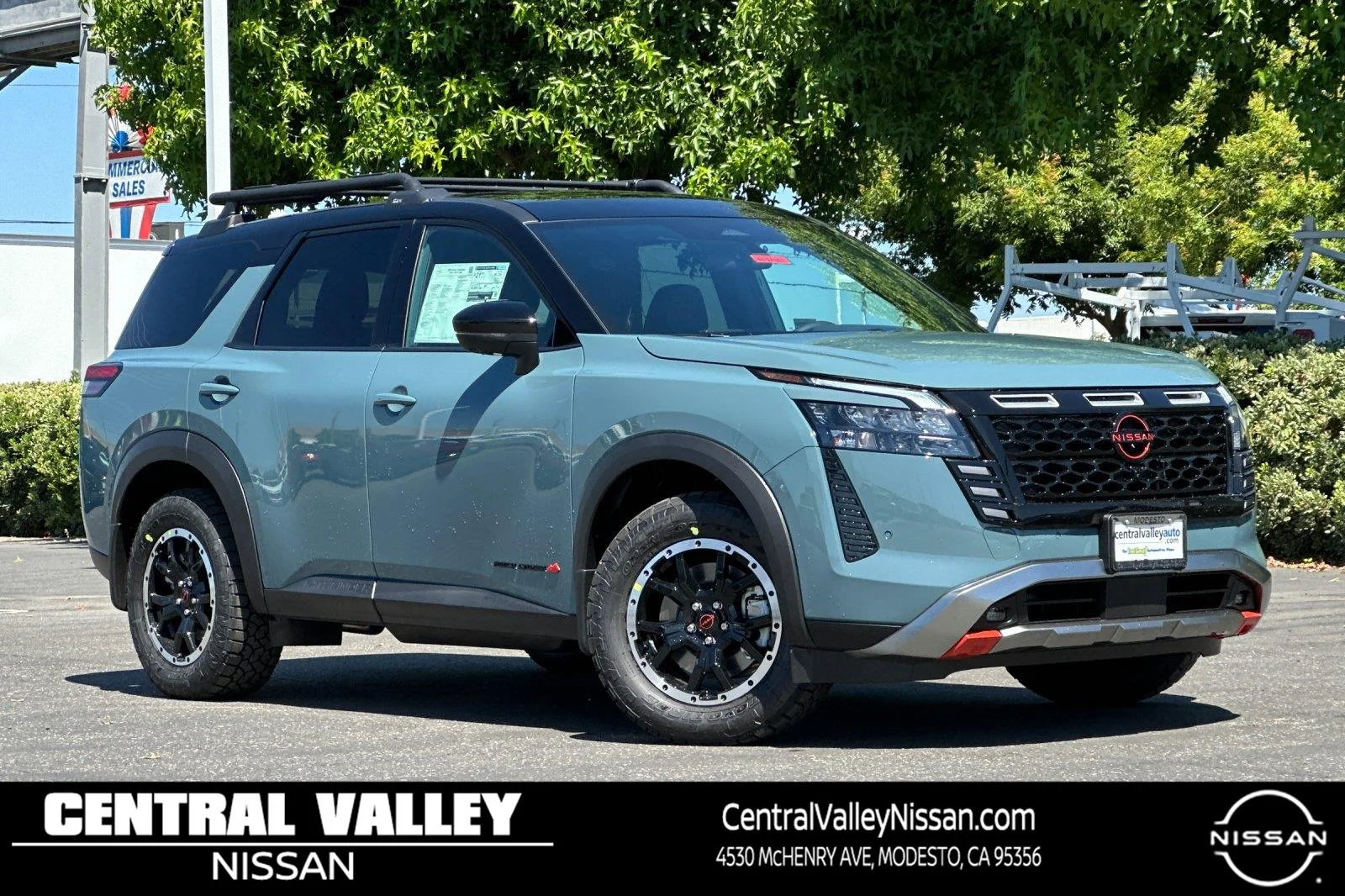 New 2026 Baltic Teal Pearl / Super Black Two-tone Nissan Rock Creek® image 2