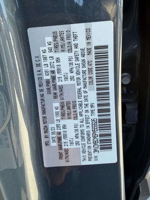 Used 2023 Gray Mazda 2.5 S Carbon Edition image 32