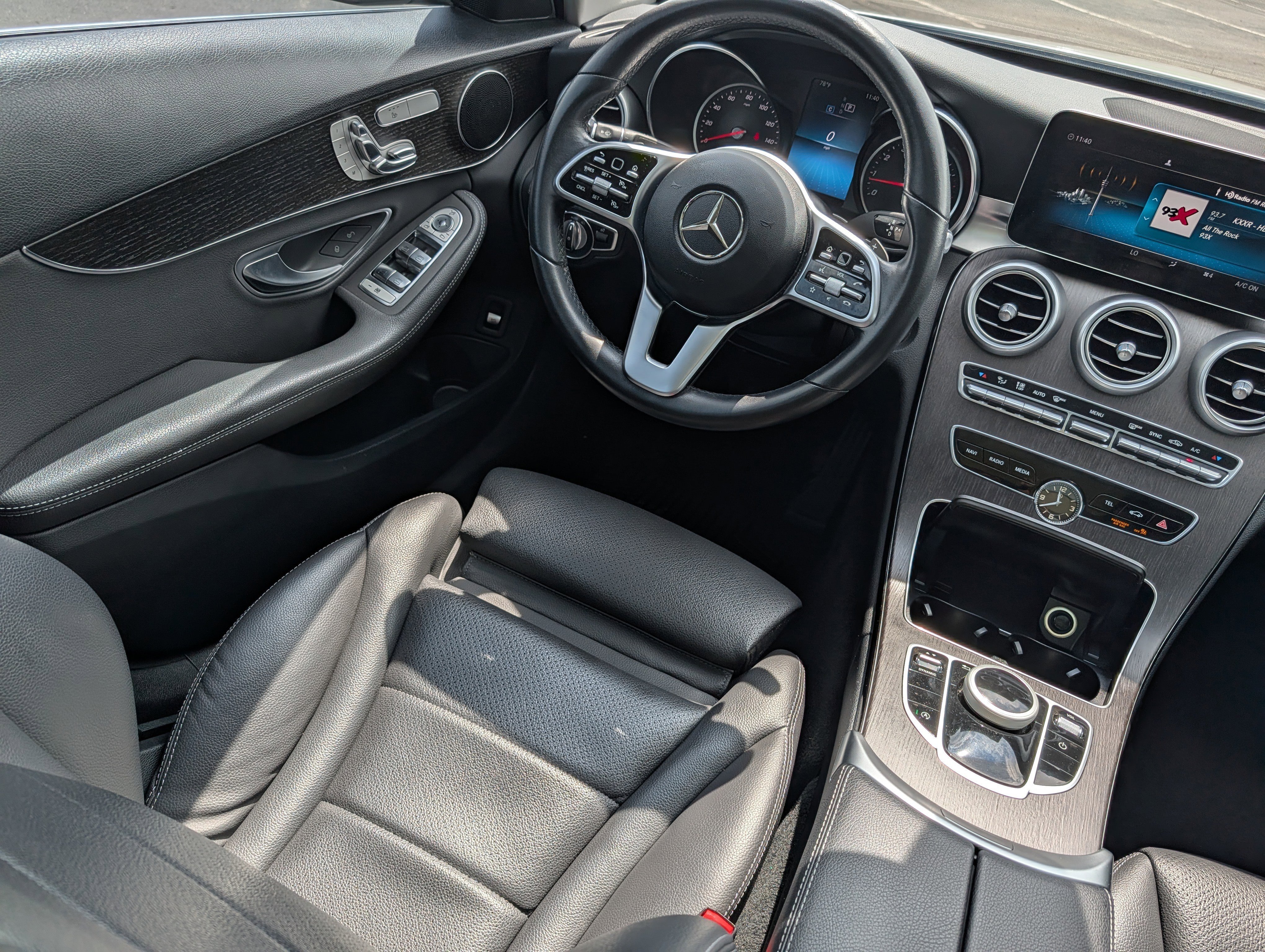 Used 2020 Iridium Silver Metallic Mercedes-Benz C 300 image 9