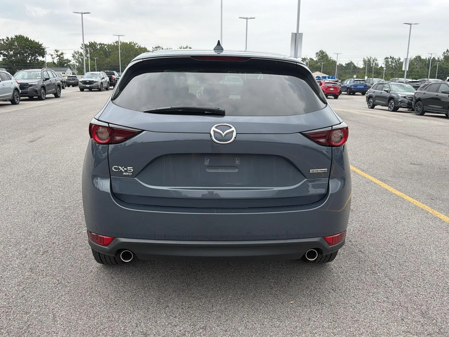 Used 2021 Polymetal Gray Mazda Carbon Edition image 4