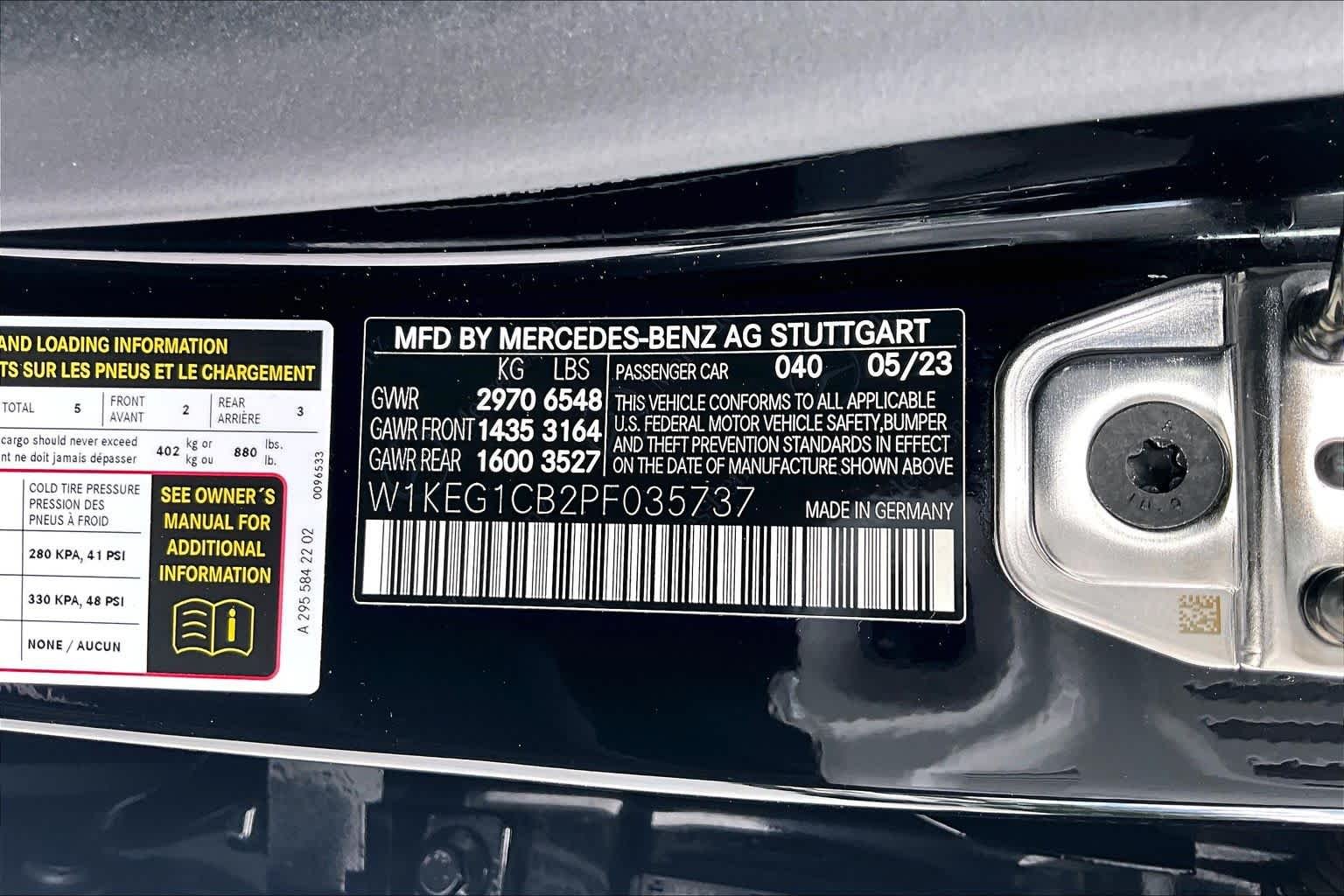 Used 2023 Obsidian Black Metallic Mercedes-Benz EQE 350 image 31