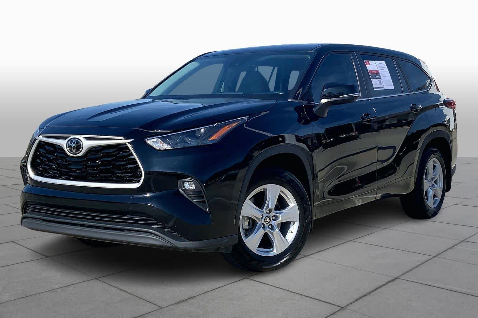 Used 2023 Midnight Black Metallic Toyota LE image 2