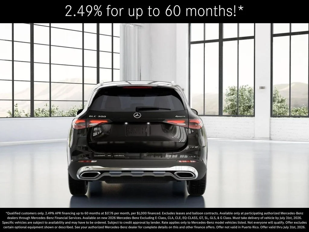 New 2026 Obsidian Black Metallic Mercedes-Benz GLC 300 image 25